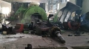 Turbine blast at Anpara D 500 MW Power Plant