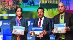 Finance Minister Nirmala Sitharaman releases the NIP Report