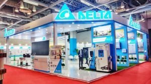 Delta Electronics stand at Elecrama 2020
