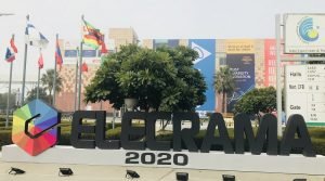 Elecrama 2020 trade show Entrance