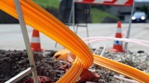 Laying of optical fiber cables