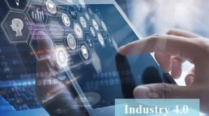 Industry 4.0 futuristic concept