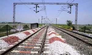 Railway track line