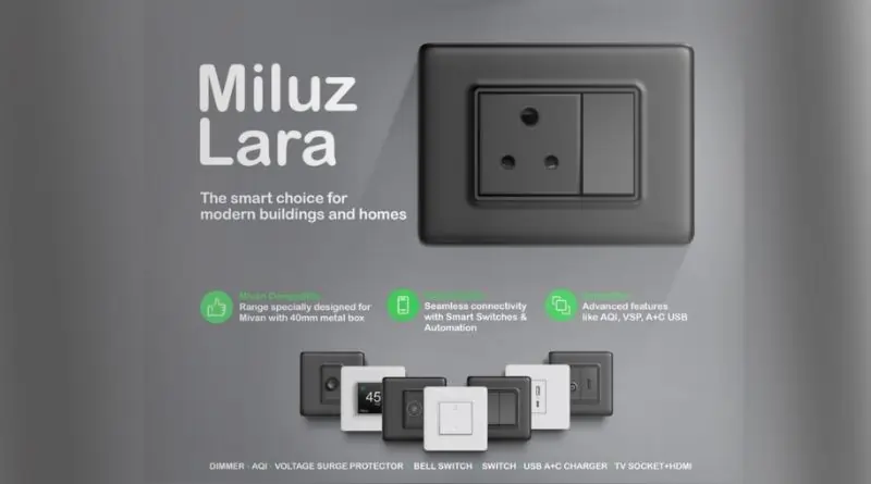 Schneide Miluz Lara Range Switches Sockets