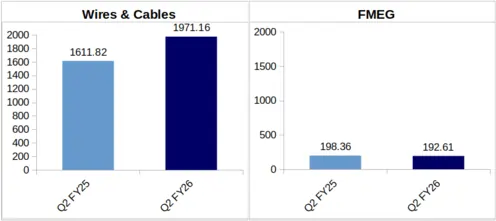 RR Kabel Q2 FY26 Segment Wise Revenue