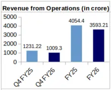 Vindhya Telelinks Revenue YoY