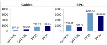 Vindhya Telelinks Segmental Revenue